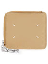 Stitch Half Zipper Card Wallet Nude - MAISON MARGIELA - BALAAN 3