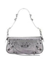 Le Cagole Metallic Small Shoulder Bag Silver - BALENCIAGA - BALAAN 2