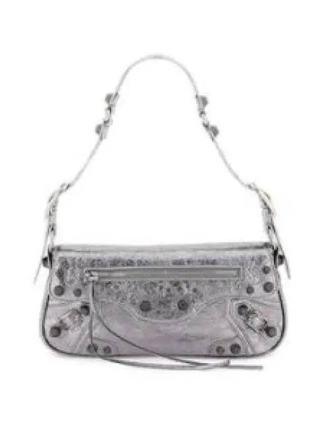 Le Cagole Metallic Small Shoulder Bag Silver - BALENCIAGA - BALAAN 2