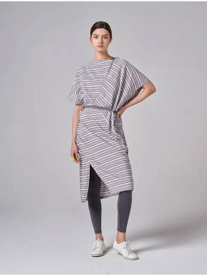 Tech Structure Dress Grey Stripe - ATHPLATFORM - BALAAN 2