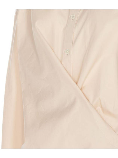 Straight Collar Twisted Shirt Ivory - LEMAIRE - BALAAN 2