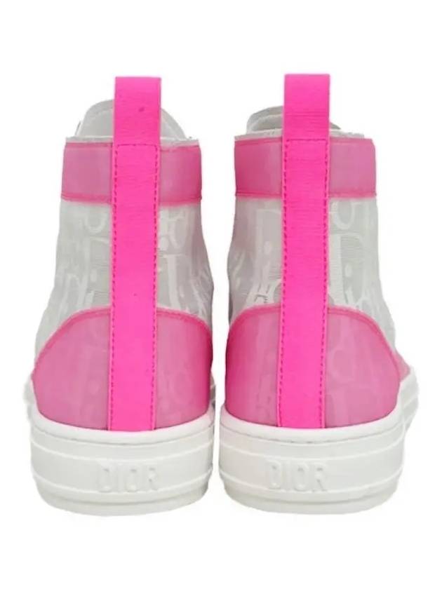 Kids Logo Oblique High Top Sneakers Pink - DIOR - BALAAN 3