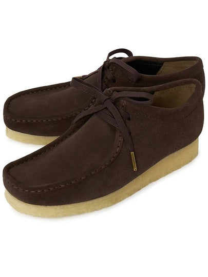 Wallabee Suede Loafers Dark Brown - CLARKS - BALAAN 2