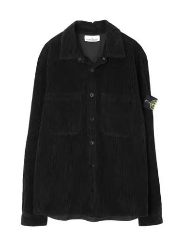 Corduroy overshirt regular fit - STONE ISLAND - BALAAN 1