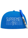 Sharpie Box Logo New Era Blue 24SS - SUPREME - BALAAN 3