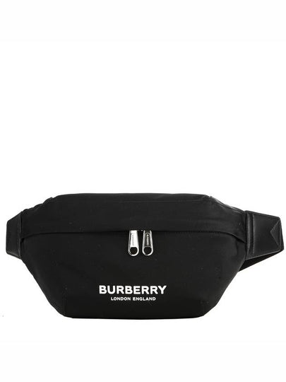 Logo Print Nylon Sonny Bum Belt Bag Black - BURBERRY - BALAAN 2