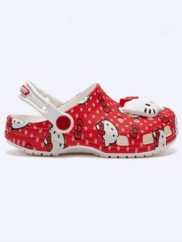 Kids Hello Kitty Classic Clog Sandals Red - CROCS - BALAAN 2