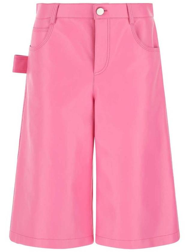 Women's Nappa Leather Bermuda Shorts Pink - BOTTEGA VENETA - BALAAN 2