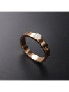 Women s Cartier N4250100 18K Pink Gold LOVE Solitaire 1 Point Diamond Wedding Band Ring No 56 gt Gangbuk used luxury goods - CARTIER - BALAAN 4