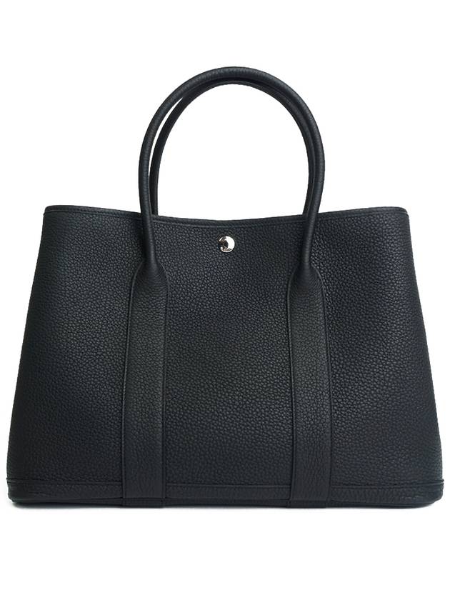 Garden Party 36 Tote Bag Black - HERMES - BALAAN 4