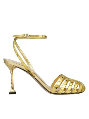 Decollete Pumps Gold - MIU MIU - BALAAN 1