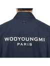 Back Logo Cotton Long Sleeve Shirt Navy - WOOYOUNGMI - BALAAN 7