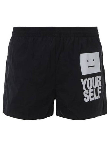 Face Your Self Nylon Shorts Black - ACNE STUDIOS - BALAAN.