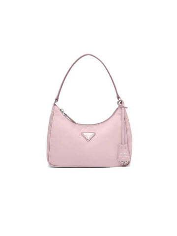 Re-Edition Saffiano Trimmed Re-Nylon Tote Bag Pink - PRADA - BALAAN.