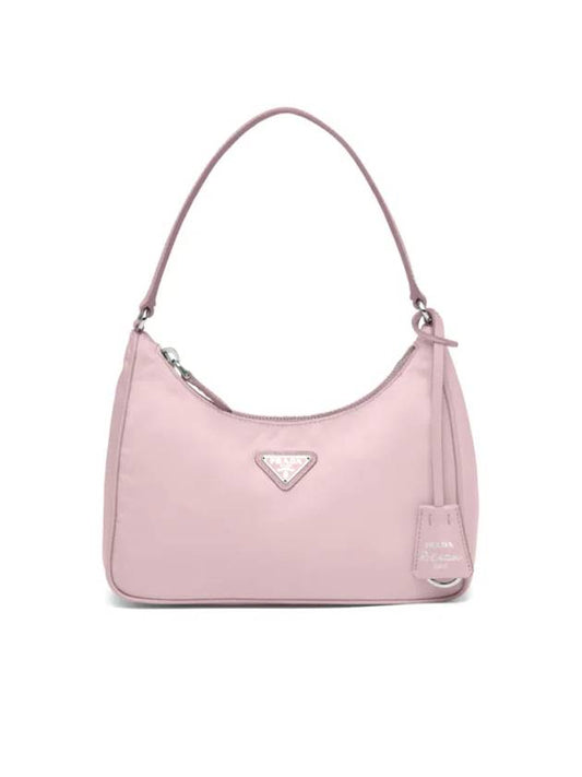 Re-Edition Saffiano Trimmed Re-Nylon Tote Bag Pink - PRADA - BALAAN.