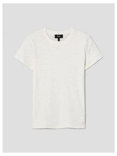 Women s Nebulous Cotton Rodiona T Shirt Birch Domestic Product GM0024031423694 - THEORY - BALAAN 1