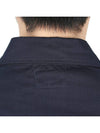 Metropolis Series Gabardine Pocket Long Sleeve Shirt Navy - CP COMPANY - BALAAN 11