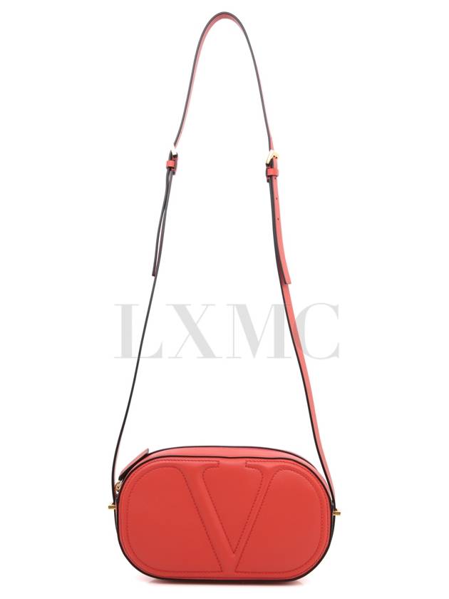 V logo signature cross bag red mini XW9B0G32ENE - VALENTINO - BALAAN 4