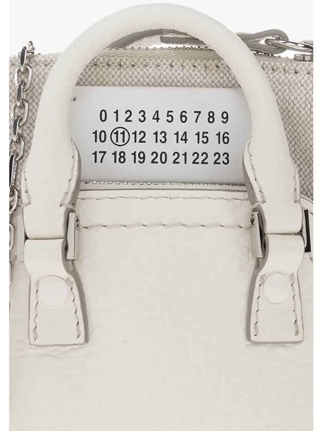 5AC Classic Baby Shoulder Bag Pale White - MAISON MARGIELA - BALAAN 7