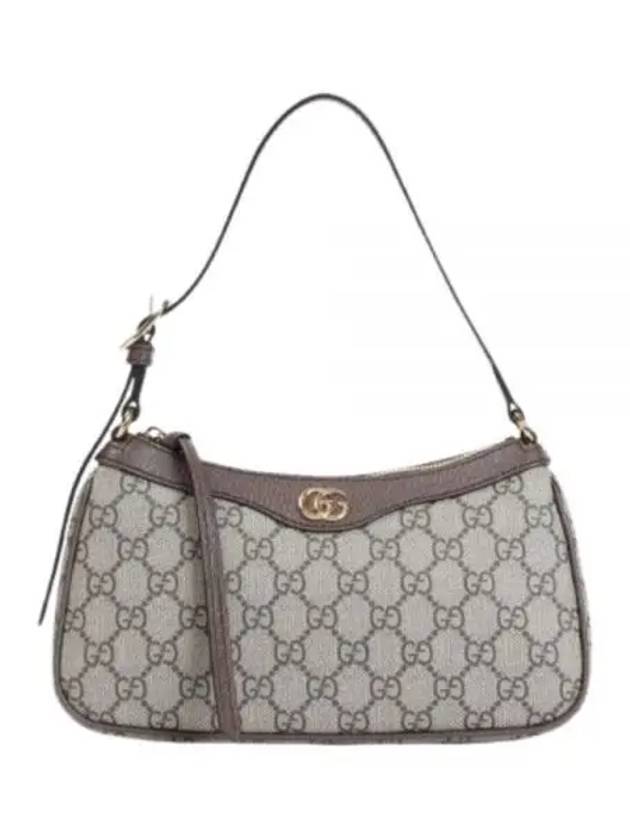 Ophidia GG Small Canvas Shoulder Bag Beige Ebony - GUCCI - BALAAN 2