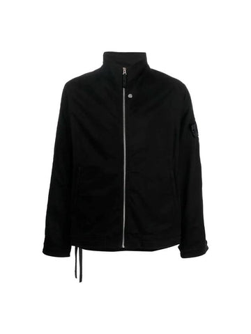 Wappen Shadow Project Zip-Up Jacket Black - STONE ISLAND - BALAAN 1