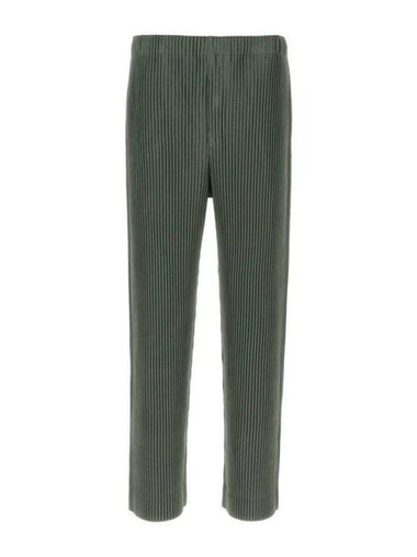 Homme Pliss Issey Miyake Suit Pants HP48JF11963 Free MOSS GREEN - ISSEY MIYAKE - BALAAN 1