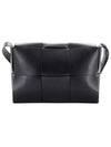 Large Intrecciato Cross Bag Black - BOTTEGA VENETA - BALAAN 2