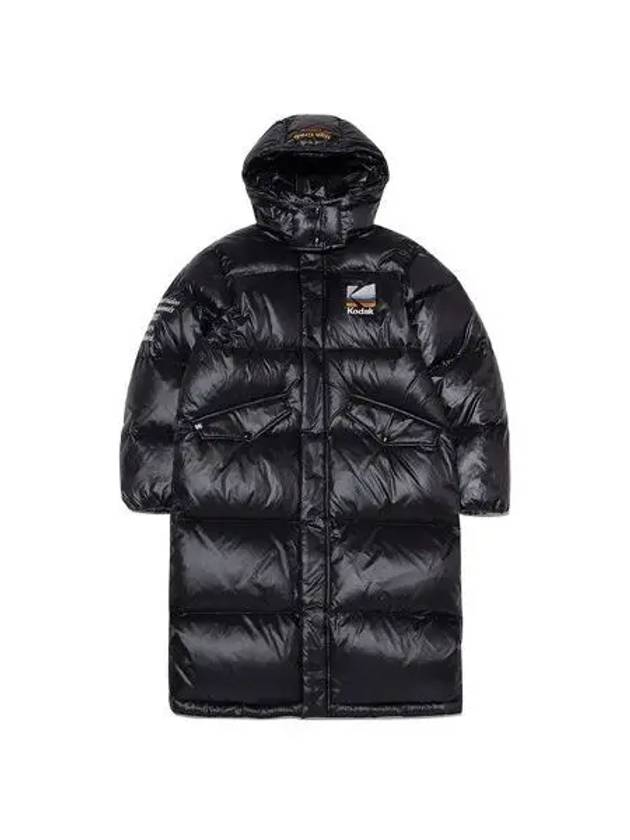 KODAK Rainbow Long Down Jacket Women BLACK - KODO - BALAAN 1