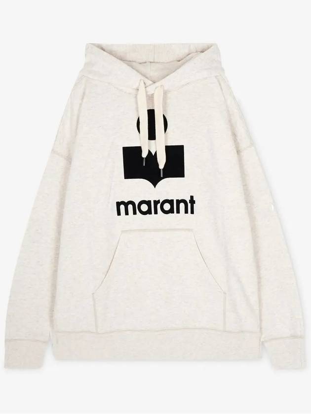 Miley Logo Hoodie Ecru - ISABEL MARANT - BALAAN 3