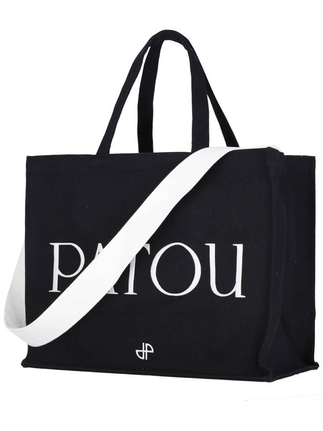 Logo Tote Bag Black - PATOU - BALAAN 3