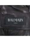 Smith Market black leather jacket women s clothing - BALMAIN - BALAAN 5