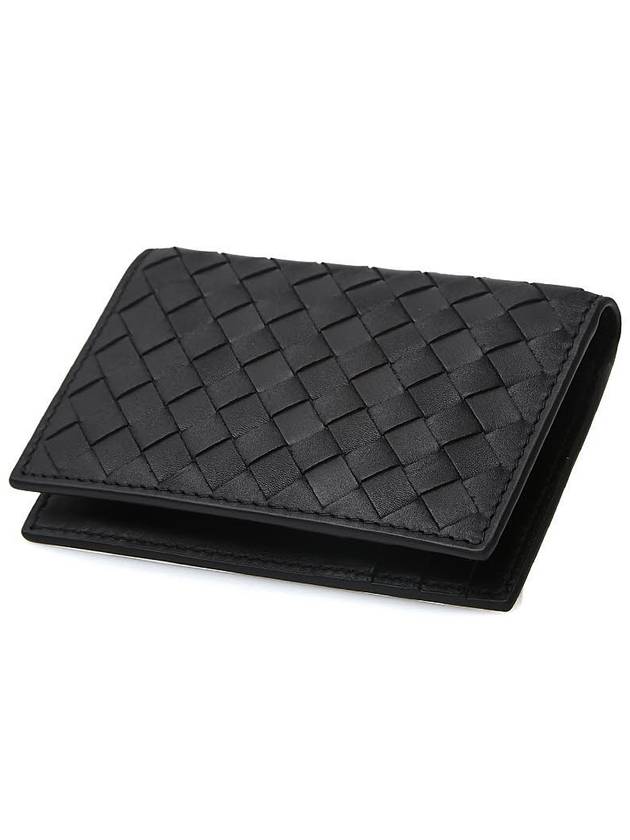 Intrecciato Card Wallet Black - BOTTEGA VENETA - BALAAN 5