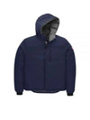 Lodge Down Hooded Padding Jacket Atlantic Navy - CANADA GOOSE - BALAAN 2