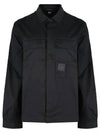 Men's Gabardine Shirt Zip Up Jacket Black - CP COMPANY - BALAAN 2