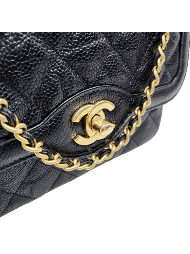 A91057 Soft caviar gold chain mini cross bag - CHANEL - BALAAN 8