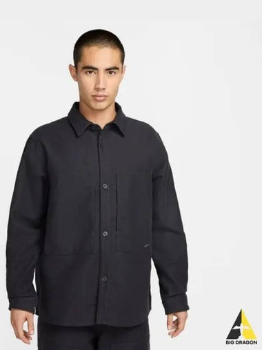 Man Life Long Sleeve Chamois Field Shirt 060 - NIKE - BALAAN 1