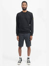 Wappen Patch Crew Neck Sweatshirt Black - STONE ISLAND - BALAAN 3