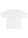 Rive Gauche Short Sleeve T-Shirt White - SAINT LAURENT - BALAAN 2