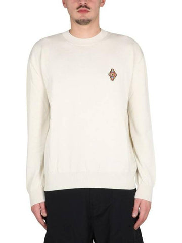 Long Sleeve T-Shirt CMHE034 S23KNI0010425 POWDER - MARCELO BURLON - BALAAN 1