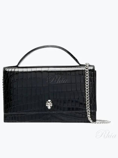 Skull Midi Shoulder Bag Black - ALEXANDER MCQUEEN - BALAAN 2