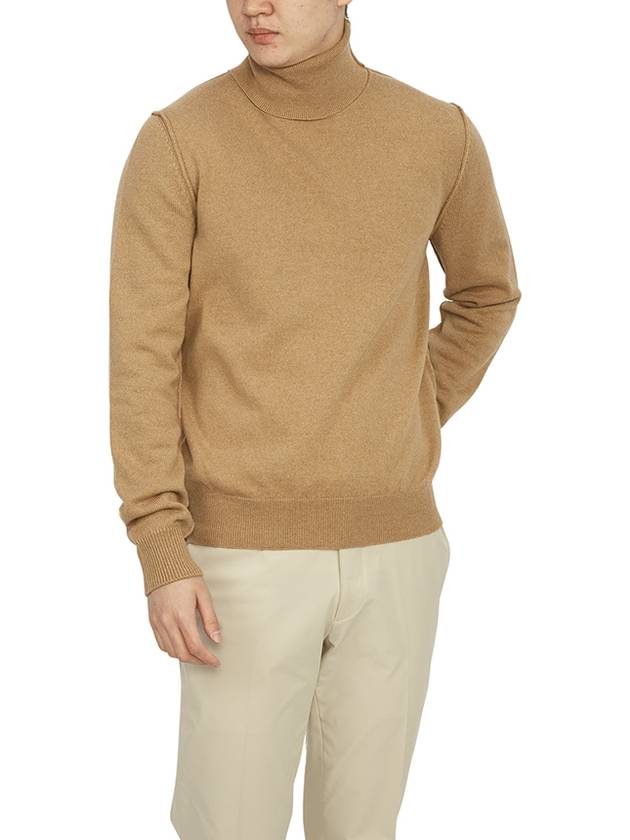 Cashmere Turtleneck Beige - MAISON MARGIELA - BALAAN 6