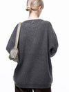 For Woman Women s Soft Two way Knit Cardigan Charcoal W243TP10CH - CHANCE'S NOI - BALAAN 3