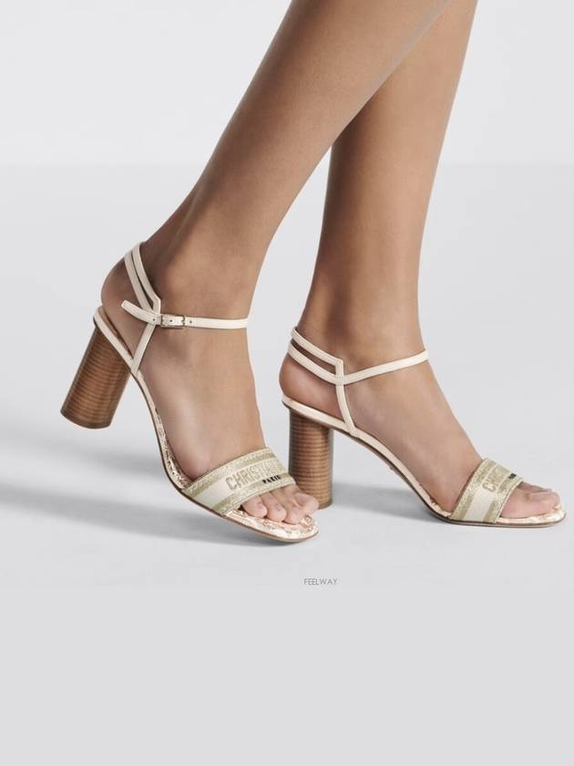 Dway Gradient Butterfly Heel Sandals White - DIOR - BALAAN 5