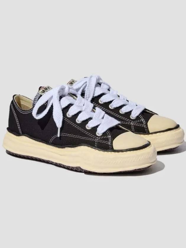 Yasuhiro Mihara Peterson Og Sole Canvas Low Top Sneakers Black - MIHARA YASUHIRO - BALAAN 2