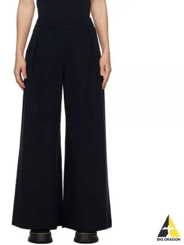 Nocera Virgin Wool Wide Pants Ultramarine - MAX MARA - BALAAN 2