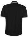 Caraton Logo Polo Shirt Black - DUVETICA - BALAAN 4