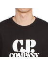 30/1 Jersey Graphic Short Sleeve T-Shirt Black - CP COMPANY - BALAAN 7