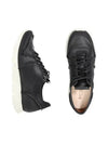 Carrera cracked leather low-top sneakers black - BUTTERO - BALAAN 1