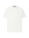 Embossed LV Short Sleeve T-Shirt White - LOUIS VUITTON - BALAAN 1