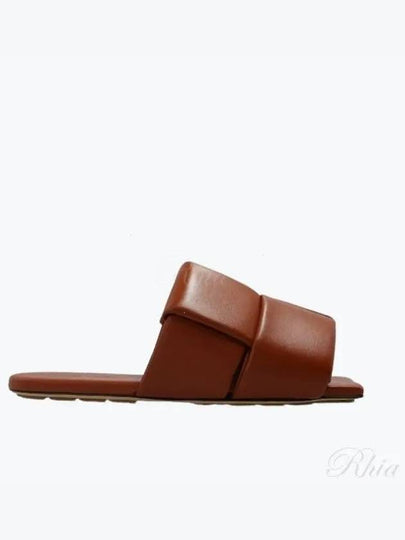 Men's Patch Mule Slippers Caramel - BOTTEGA VENETA - BALAAN 2